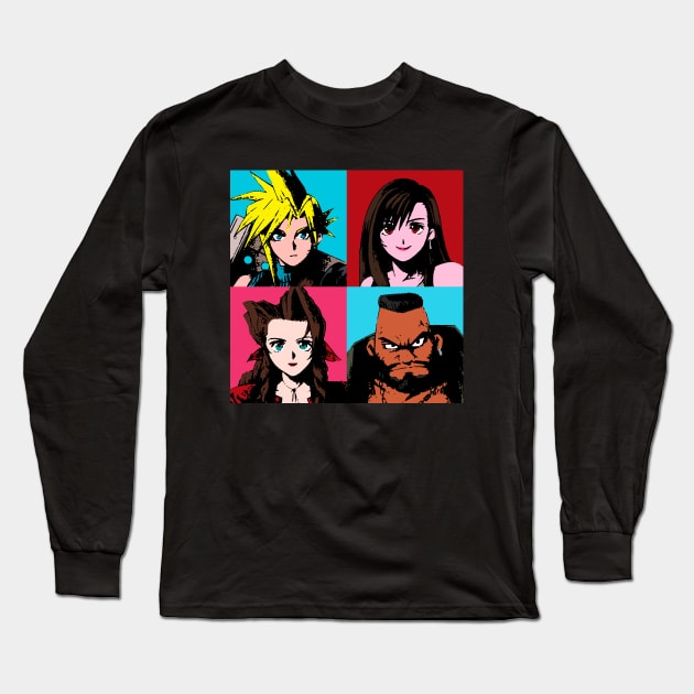 Final Warhol Fantasy Long Sleeve T-Shirt by RetroFreak